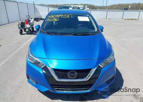 2021 Nissan Versa Sv Xtronic Cvt from USA, damaged, VIN 3N1CN8EV4ML844328